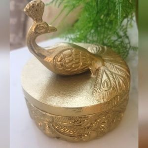 Peacock Trinket Box